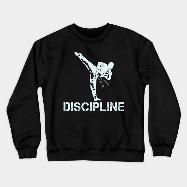 Martial Arts: Discipline Crewneck Sweatshirt by maxdax